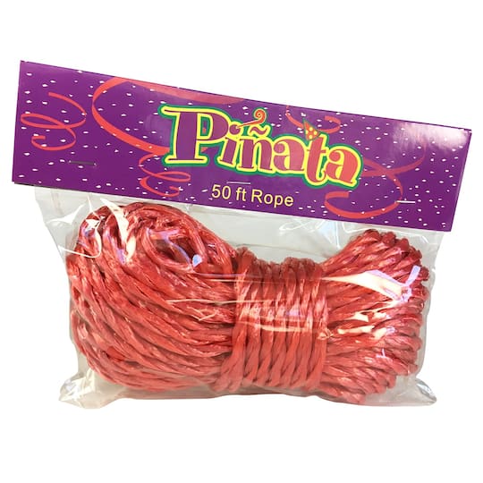 50ft. Red Piñata Rope